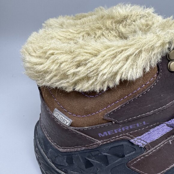 Merrell Aurora 6 Ice+ Waterproof Brown Snow Women's Boots Size 8.5 - Picture 2 of 10